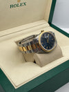 Rolex Datejust 34mm Blue dial Stainless Steel and Yellow Gold