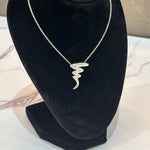 Tiffany & Co Paloma Picasso Zig Zag Sterling Silver Pendant Necklace