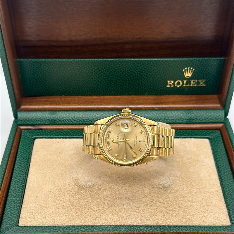 18K Yellow Gold Rolex Day-Date 36mm