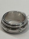 Piaget Spinner Ring 18ct White Gold, Diamond Dot