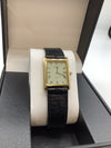 Longines Rectangular Gold Plated Quartz Watch