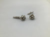 Silver knot cufflinks