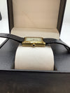 Longines Rectangular Gold Plated Quartz Watch