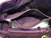 Christian Dior Large Lady Dior Bag in Purple Cannage Quilted Patent Leather