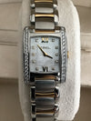Ebel Ladies Two Tone  Quartz Brazilia with Diamonds and Mother of Pearl