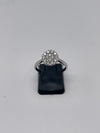 White Gold Diamond Cluster Ring