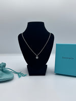 Tiffany & Co Necklace Set With A Brilliant Cut Diamond In A Tiffany Tag
