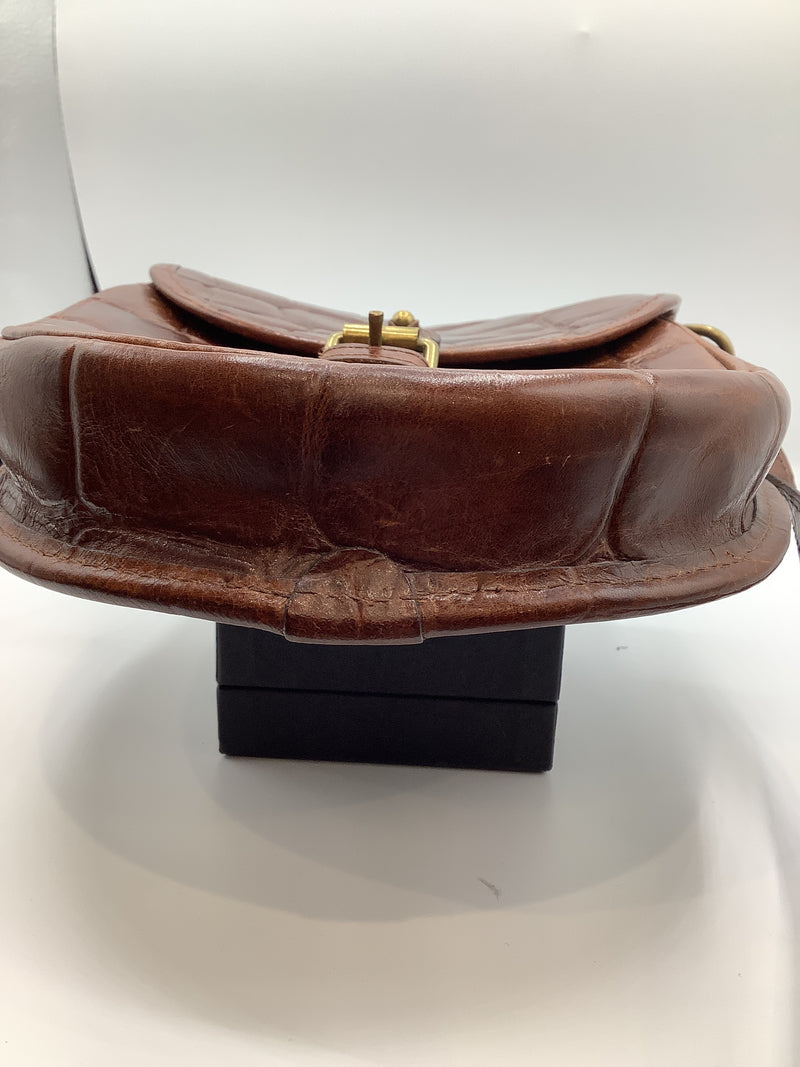 Mulberry 本革 レザーバッグ 英国製 ヴィンテージ ブラウン Mulberry Leather Crossbody Handbag – Elite HNW - High End Watches