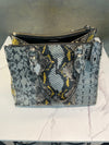Coach Carryall Colour Block Python Embossed Leather Handbag
