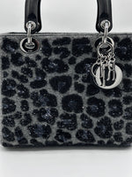 Dior Leopard Print Sequin Handbag