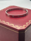 Cartier Love Bangle With 4 Diamonds In 18ct White Gold