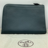 Hermès Zip Tablet Pouch – Forest Green Leather