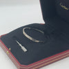 Cartier White Gold Love Bangle Size 18