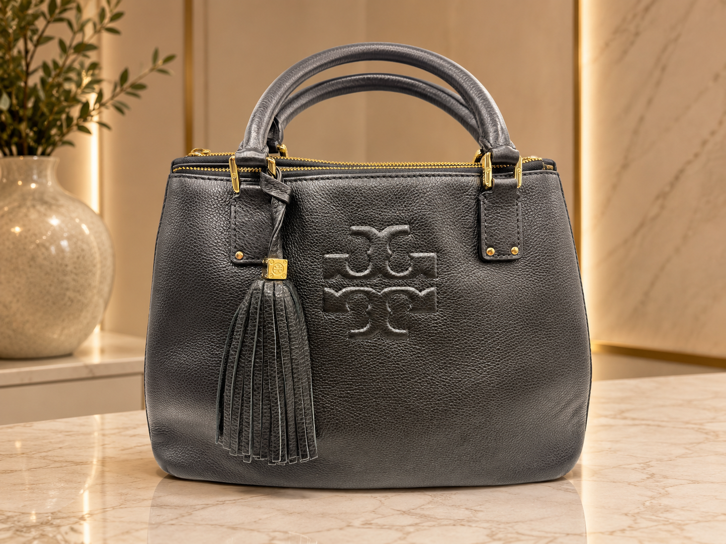 【マミさま】Tory Burch ブラックレザー3wayバック マミさま】Tory Burch ブラックレザー3wayバック マミさま】Tory Burch