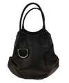Dolce & Gabbana Miss Ice Black Leather Tote Bag