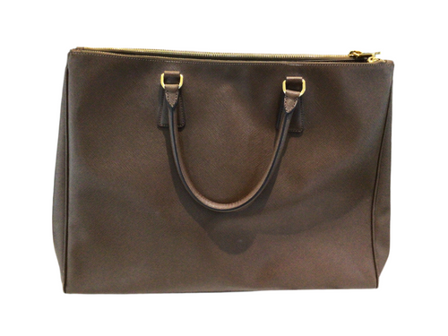 Prada Large Galleria Brown Bag