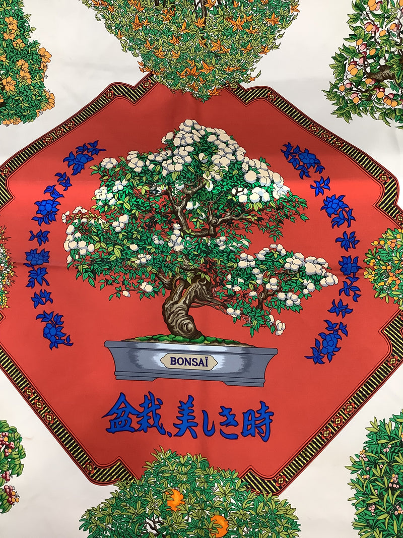Hermès “Les Beaux Jours de Bonsai” Silk Square Scarf – Elite HNW
