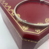 Cartier White Gold Love Bangle Size 18