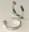 Tiffany & Co 925 Open Hoop Earrings
