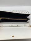 Yves Saint Laurent Zodiac Print White Clutch