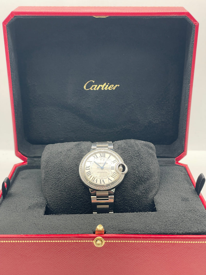 Cartier Ladies Diamond Ballon Bleu