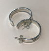 Tiffany & Co 925 Open Hoop Earrings
