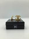 Chanel Vintage Interlocking CC's Clip On Earrings