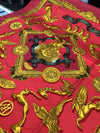 Hermès “Parure Du Vent” Silk Square Scarf