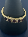 18ct Yellow Gold Ruby And Diamond Eternity Ring