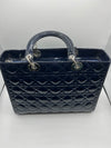 Lady Dior Large Blue Bag