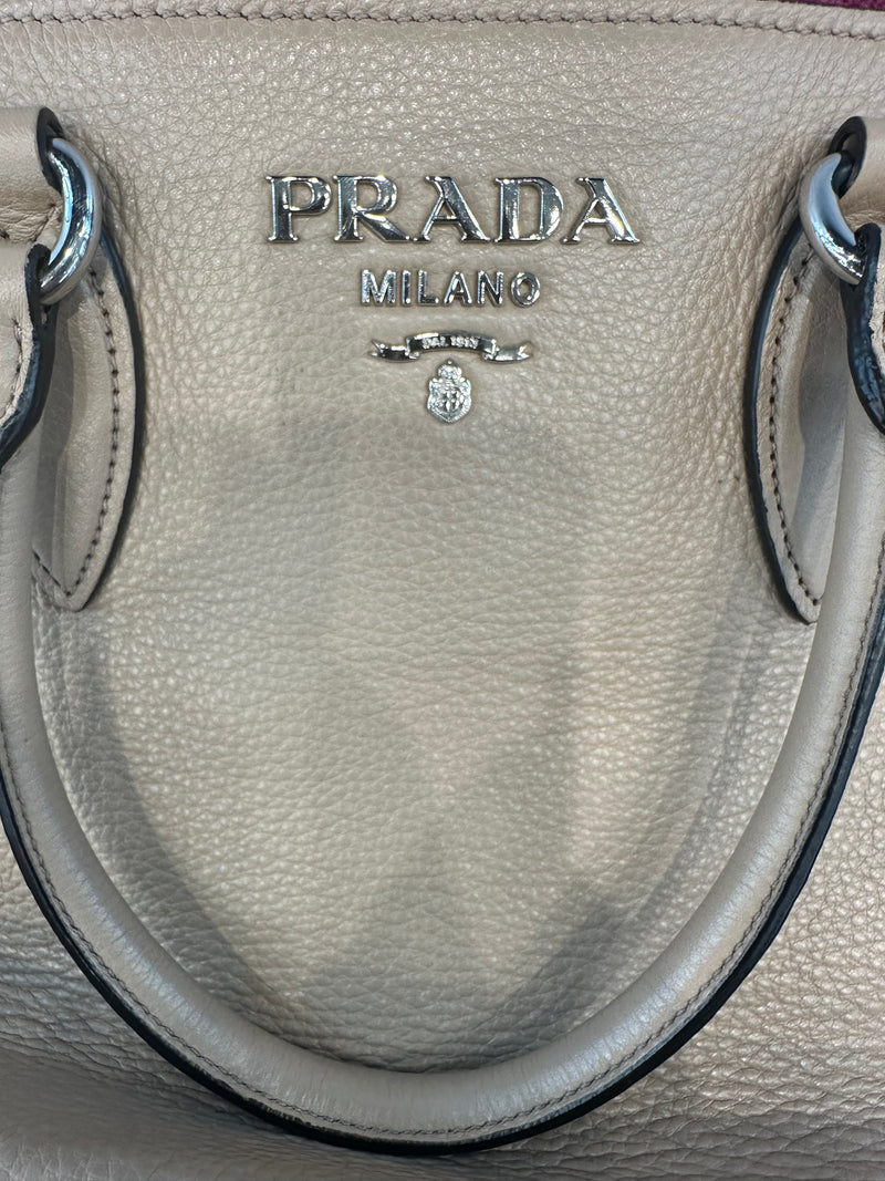 Prada Ladies Vitello Phenix Handbag