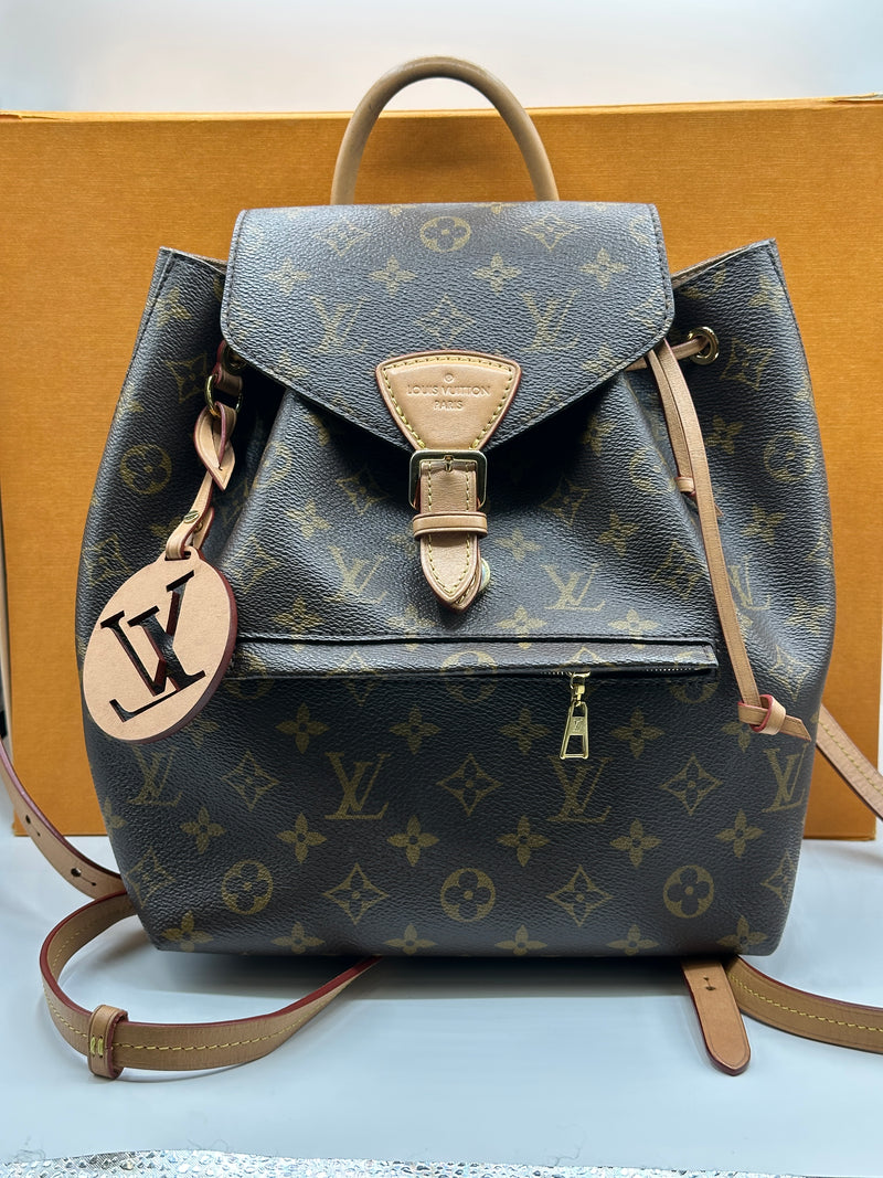 backpack louis vuitton Louis Vuitton Montsouris Nm Monogram Canvas Pm Backpack