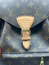 Louis Vuitton Montsouris PM Backpack Brown Canvas Monogram