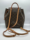 Louis Vuitton Montsouris PM Backpack Brown Canvas Monogram