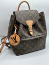 Louis Vuitton Montsouris PM Backpack Brown Canvas Monogram