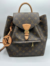 Louis Vuitton Montsouris PM Backpack Brown Canvas Monogram