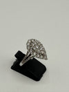 Diamond Cluster Ring Pear Shape