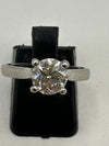 Diamond Solitaire Platinum Ring