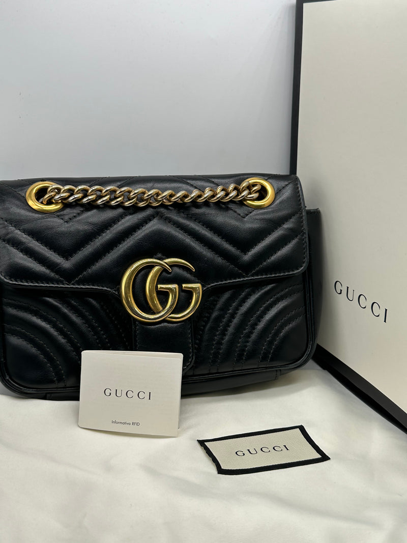 Gucci Marmont Black Crossbody Bag