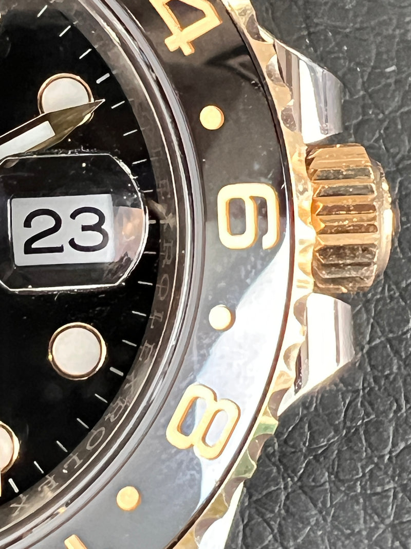 Rolex Gmt-Master II 126713GRNR with 40mm Steel & Yellow Gold case and Black dial. New & Unworn.