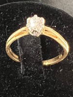 A Stunning Solitaire 18ct diamond ring