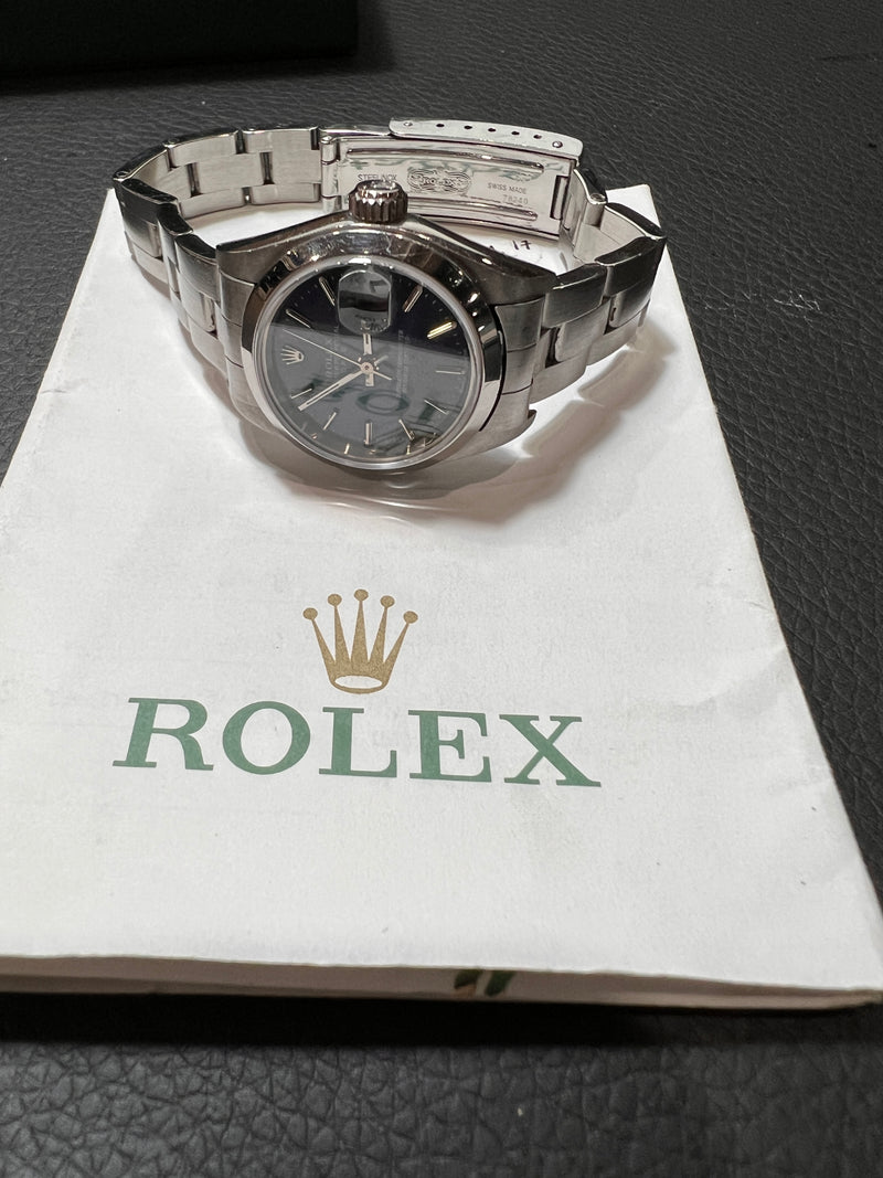 Rolex Ladies Date Just Blue Dial 26mm