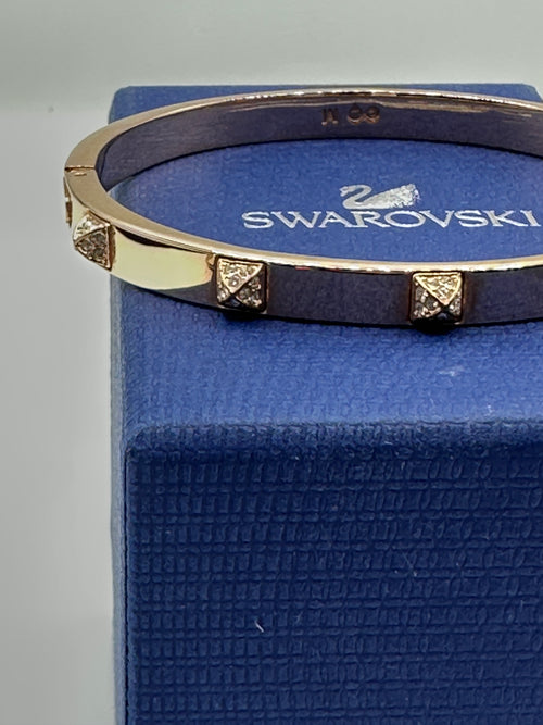 Swarovski Rose Gold Plated Bangle