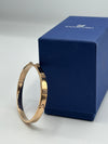 Swarovski Rose Gold Plated Bangle