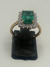 Emerald And Diamond Ring