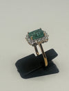 Emerald And Diamond Ring