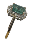 Emerald And Diamond Ring