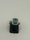 Emerald And Diamond Ring