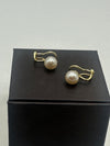 9ct Yellow Gold Cultured Pearl Clip On Earrings