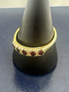18ct Yellow Gold Ruby And Diamond Eternity Ring